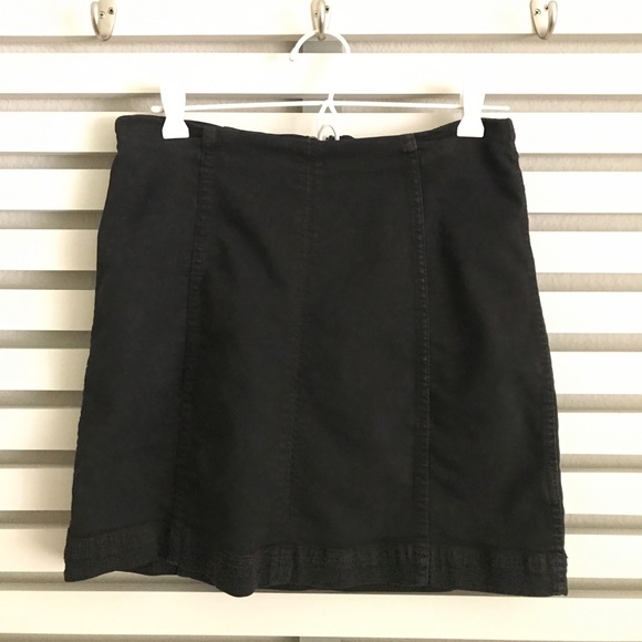 free people black skirt - Picture 1 of 4
